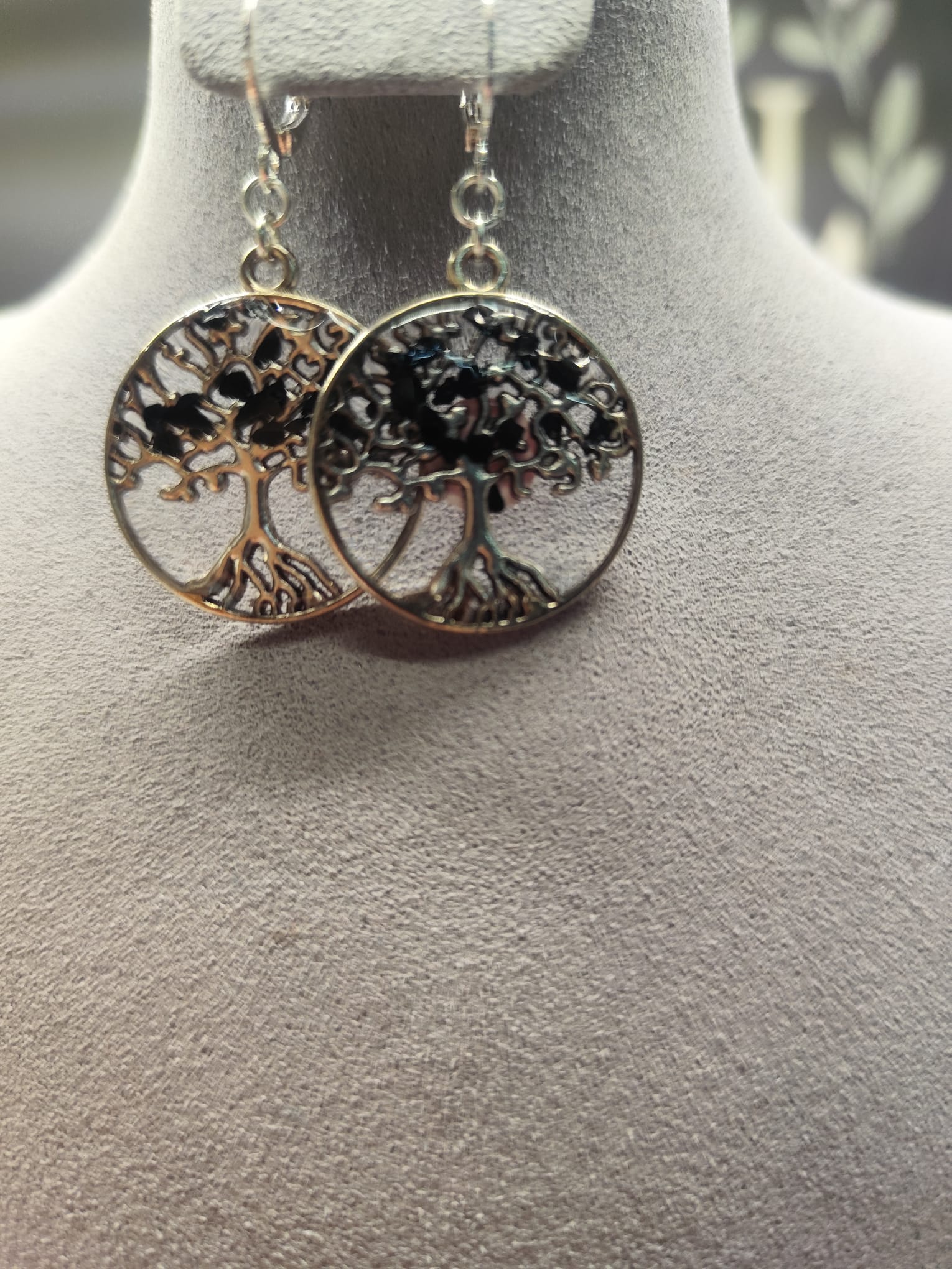 Boucles d'oreilles arbre de vie n°6