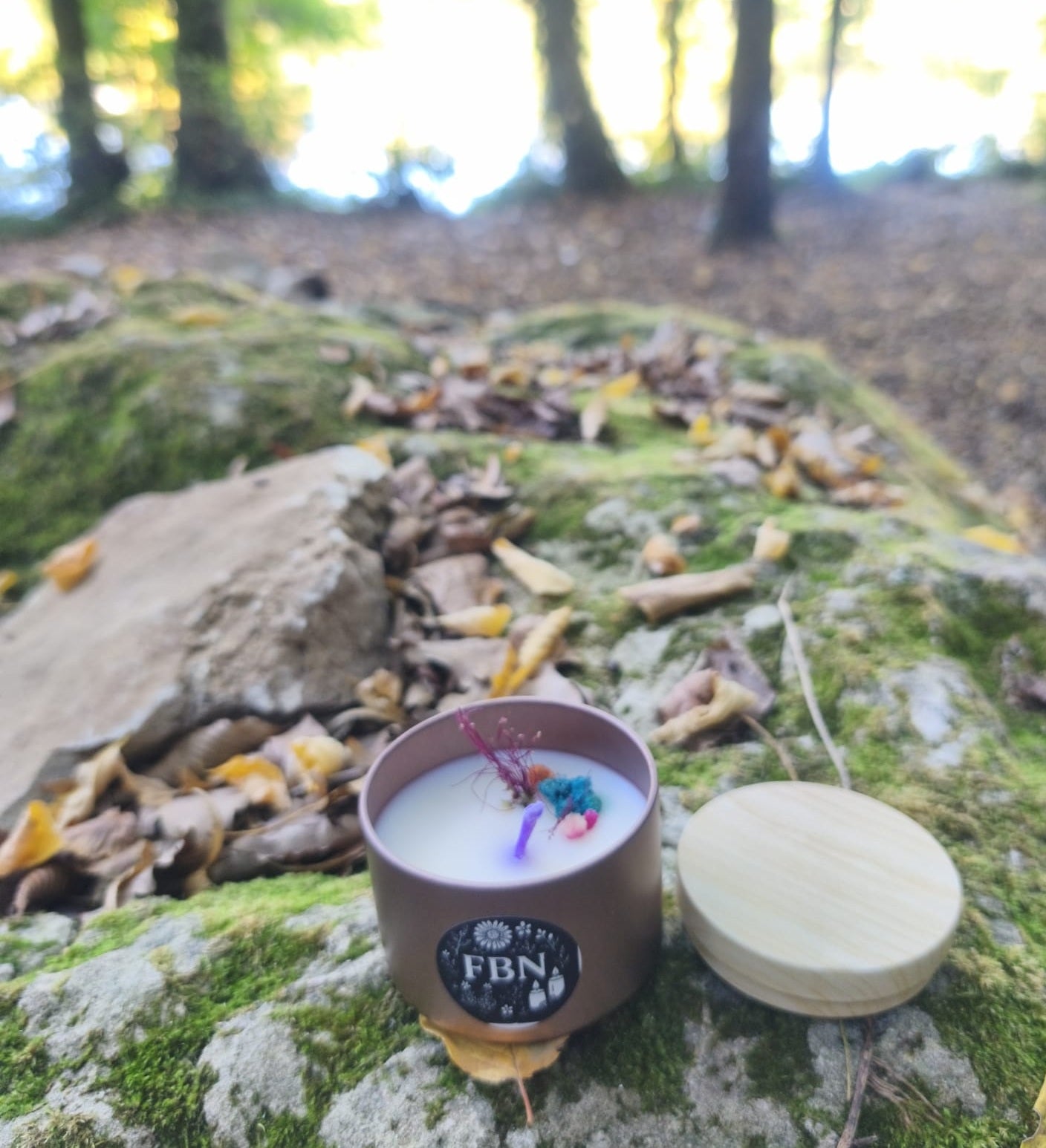 Bougie coulée - Barbe à Papa