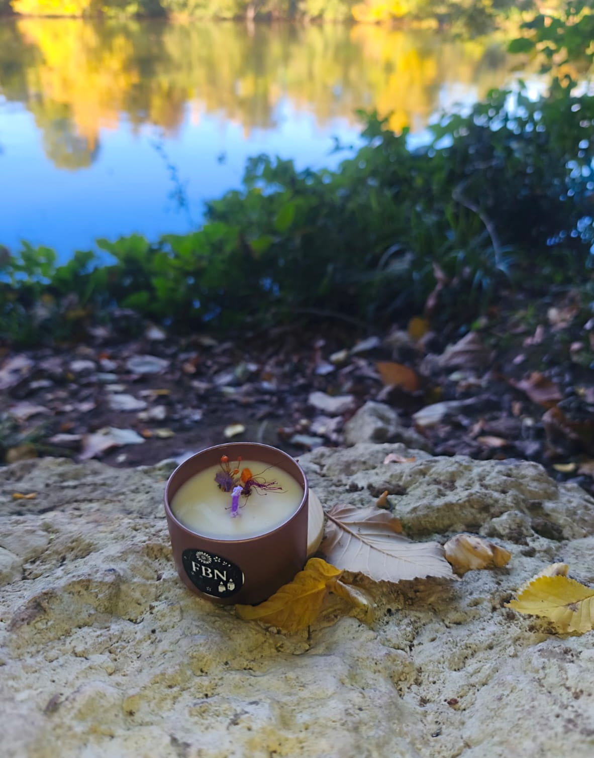 Bougie coulée - Caramel beurre salé