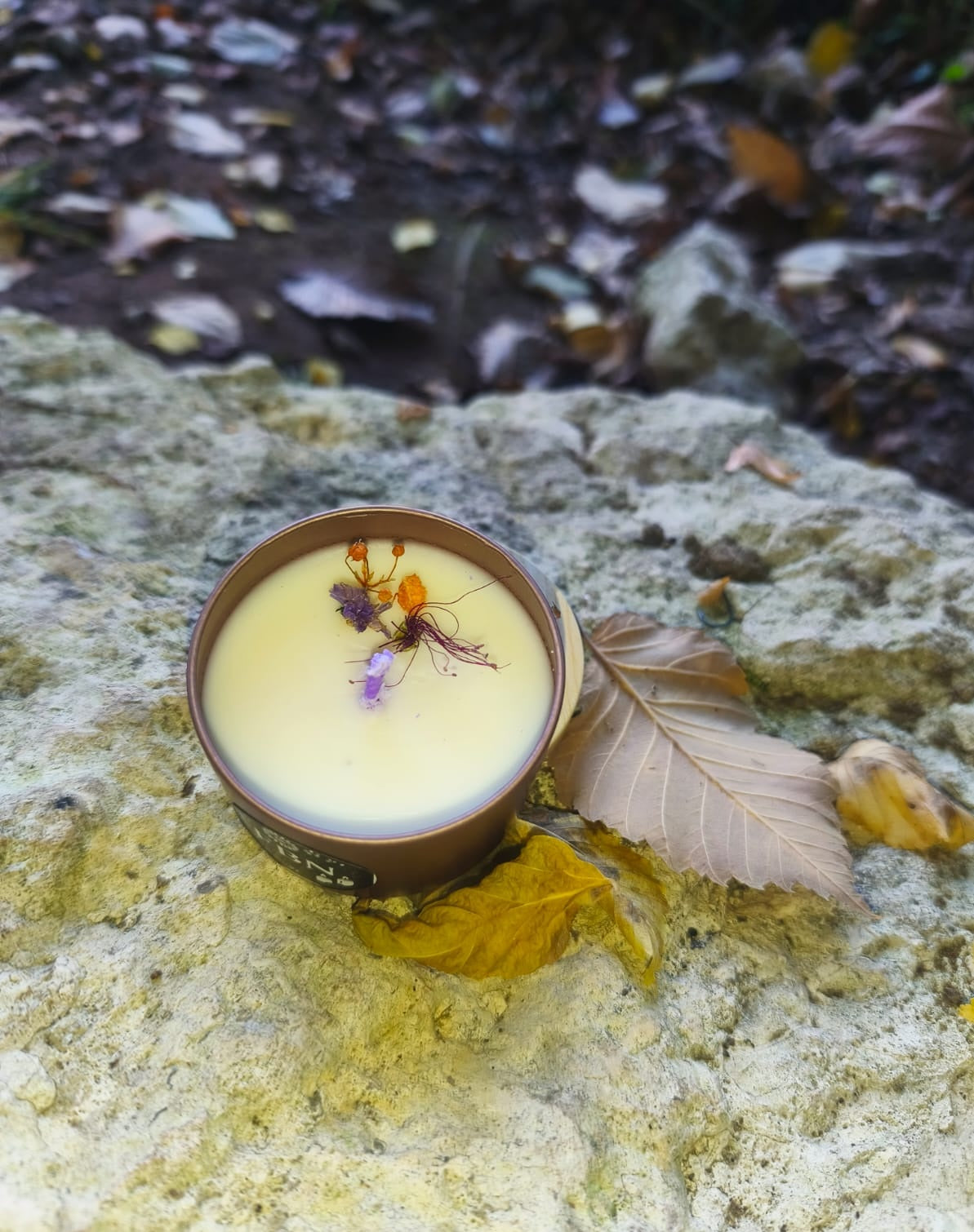 Bougie coulée - Caramel beurre salé