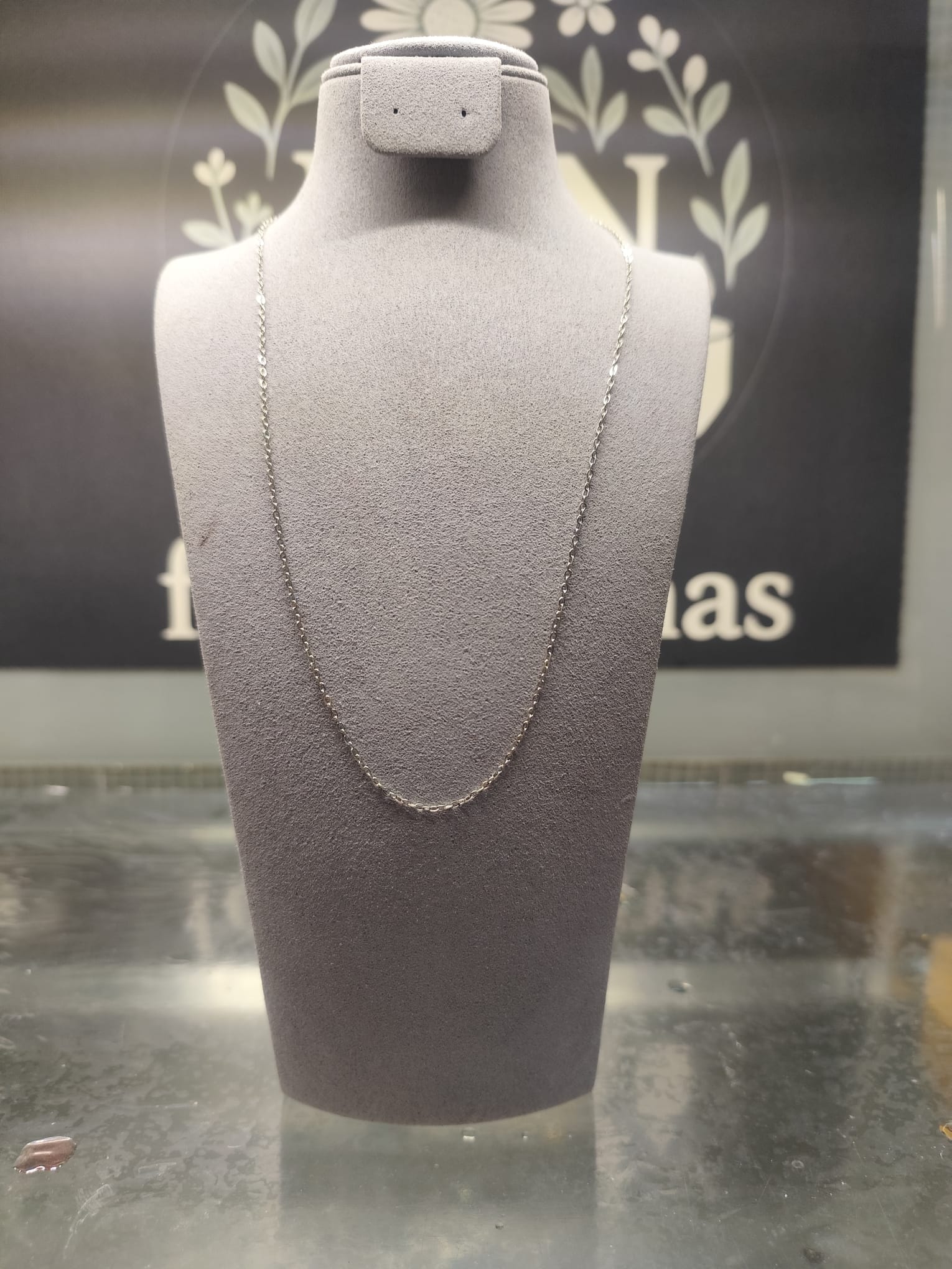 Colliers de rechange – acier inoxydable, plaqué argent 925 ou plaqué or (différentes tailles)