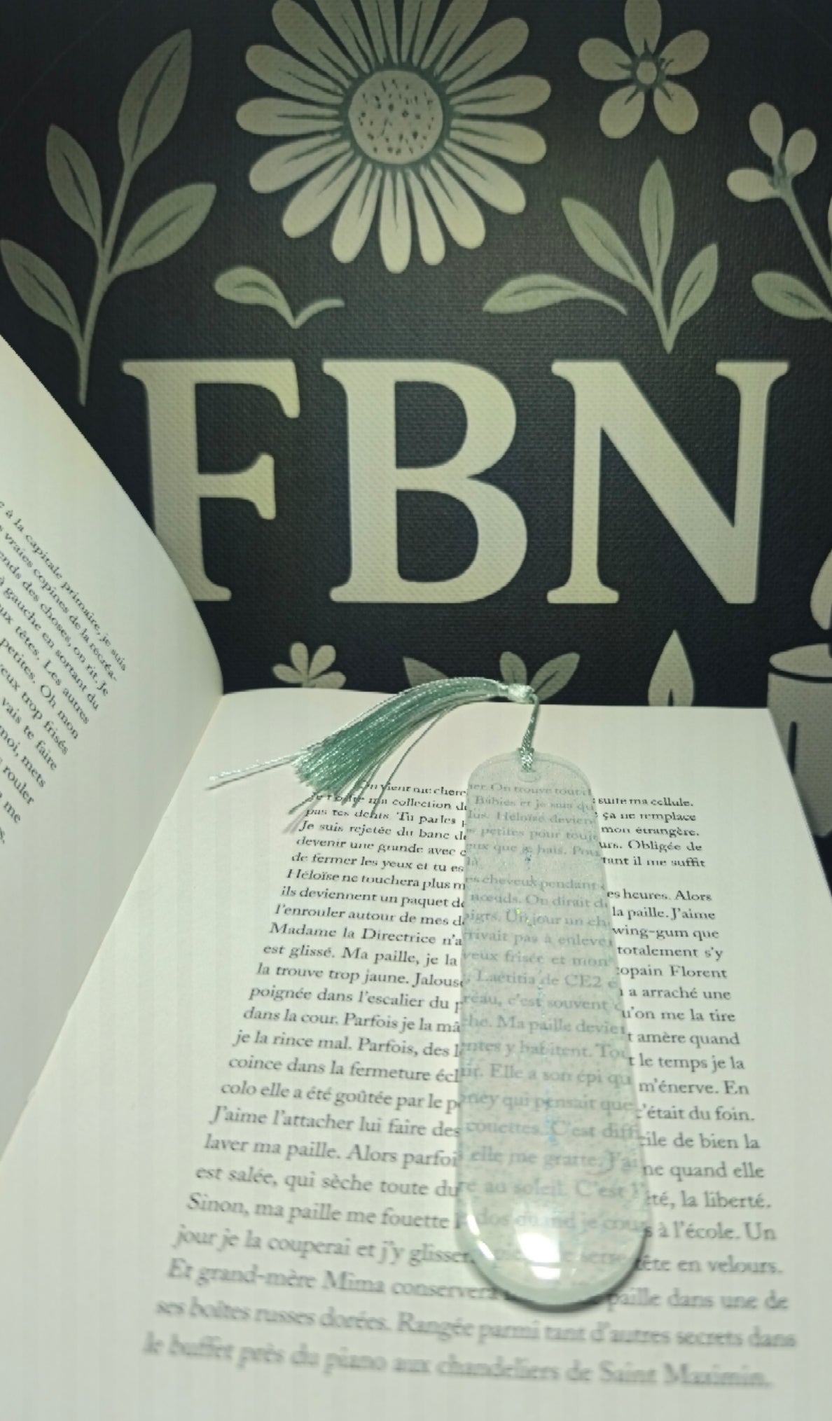 Marque pages artisanale en résine n°20