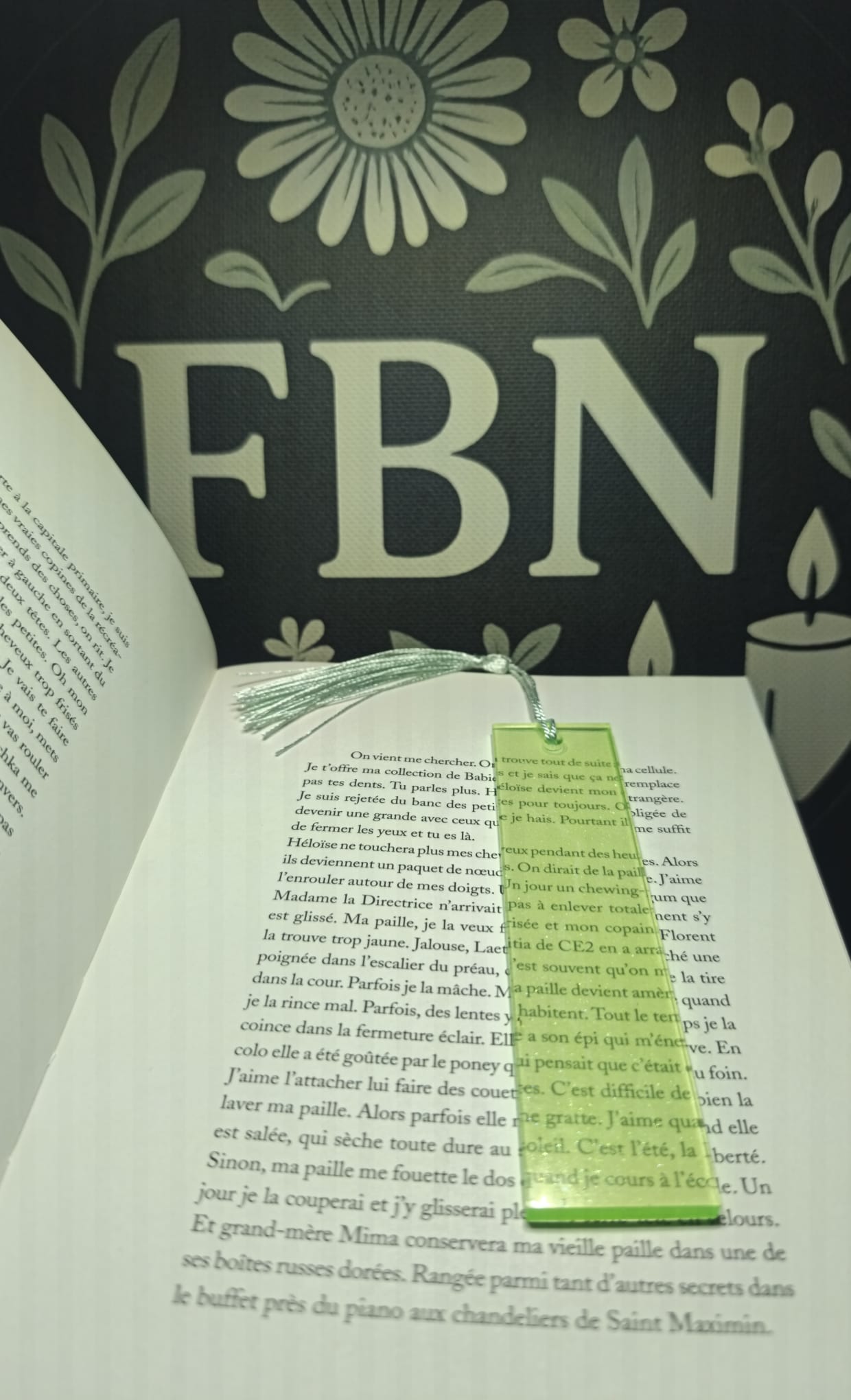 Marque pages artisanale en résine 29