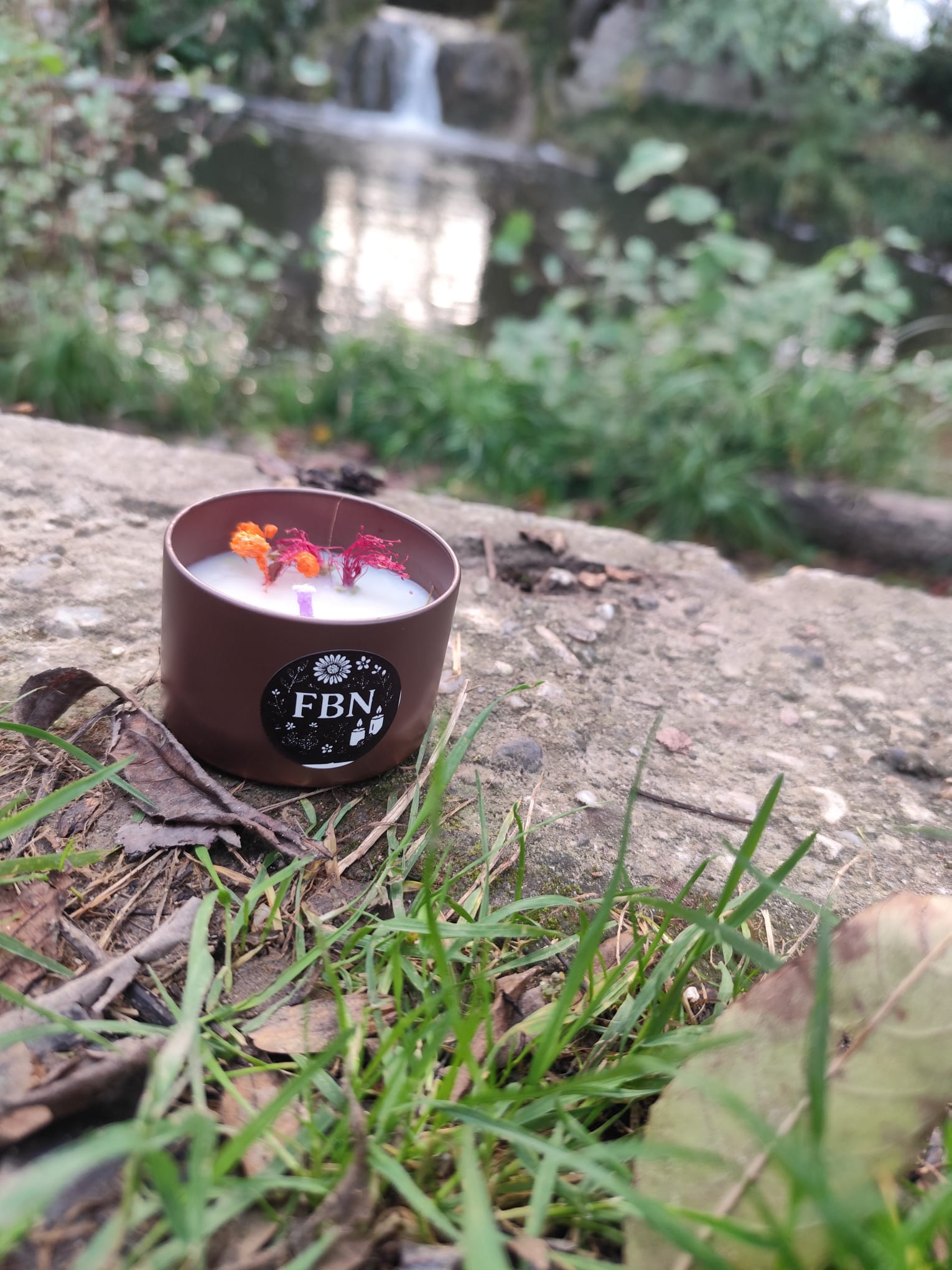 Bougie coulée - Papouille