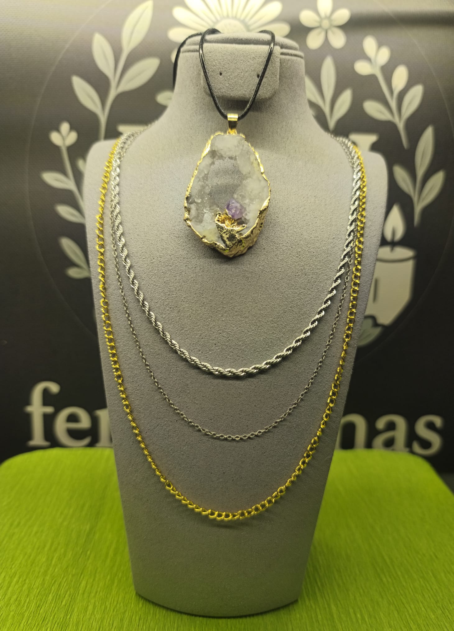 Pendentif Pierre - Chakra 3