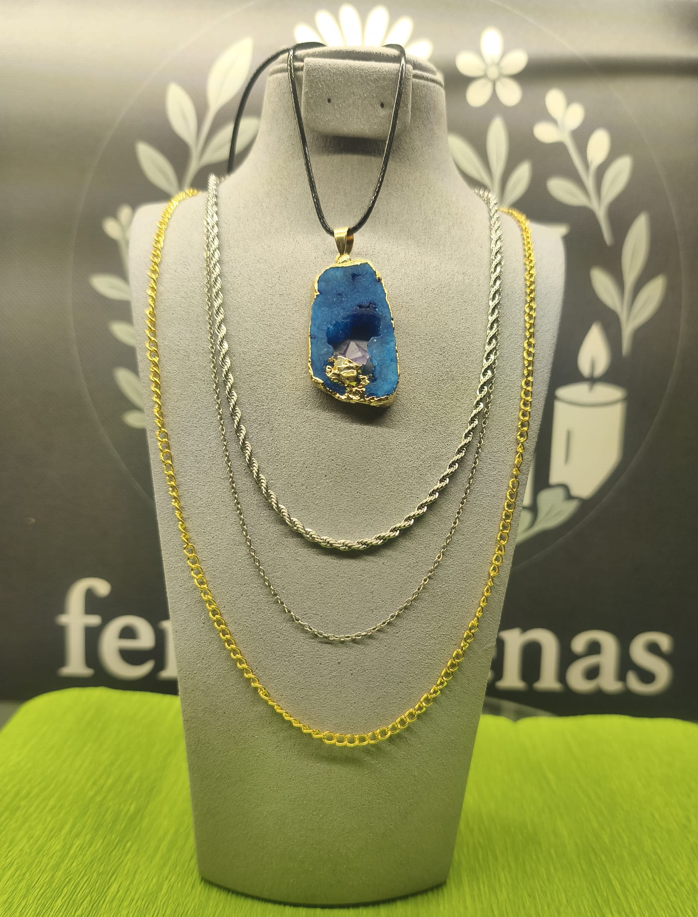 Pendentif Pierre - Chakra 5