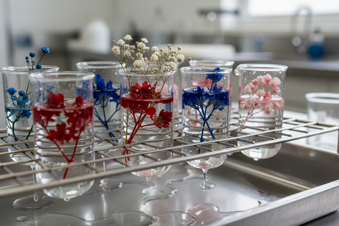 Pourquoi utilisons-nous des fleurs séchées ignifugées dans nos bougies?