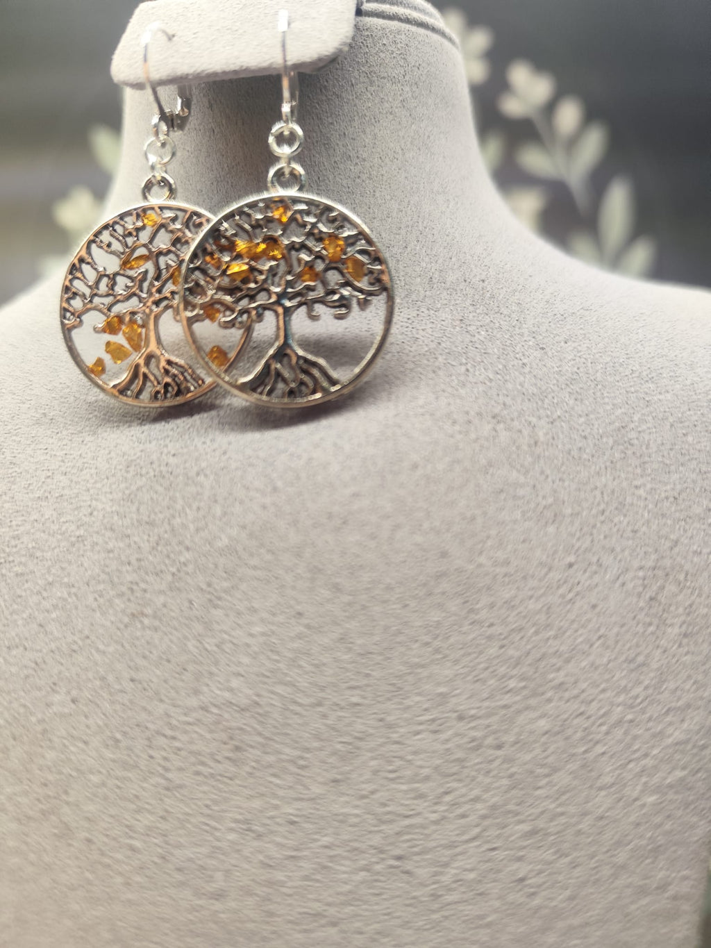 Boucles d'oreilles arbre de vie n°3