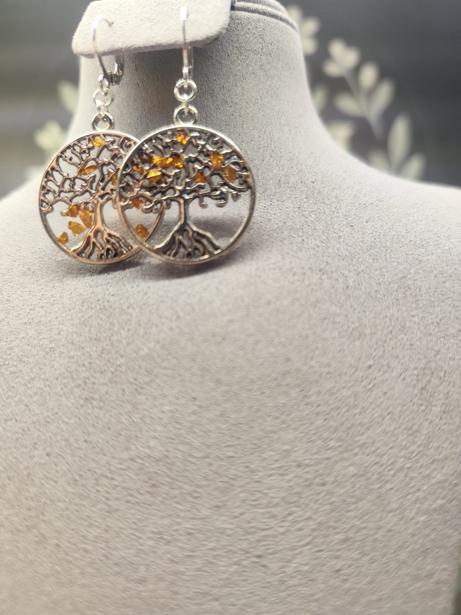 Boucles d'oreilles arbre de vie n°3