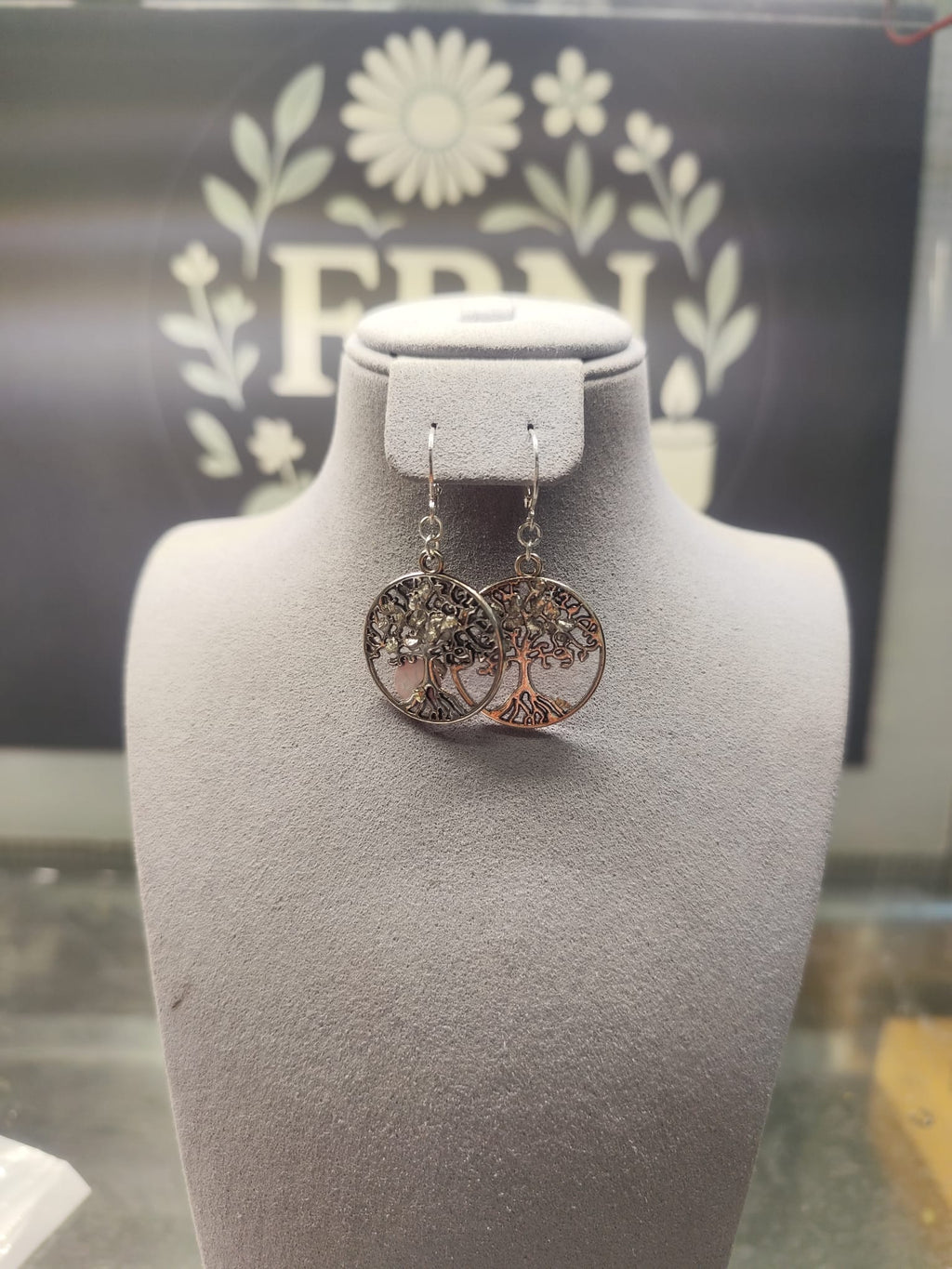 Boucles d'oreilles arbre de vie n°4