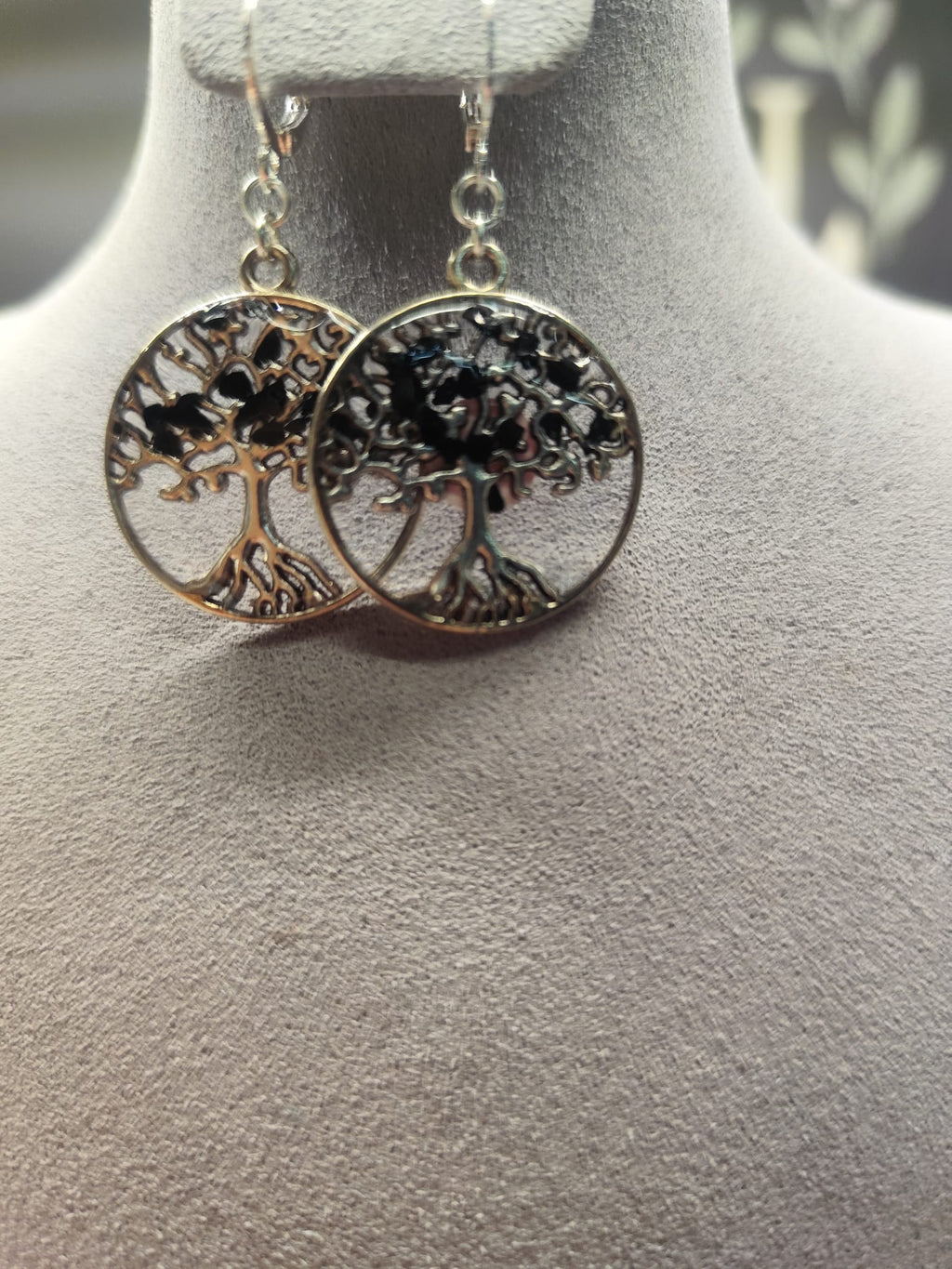 Boucles d'oreilles arbre de vie n°6