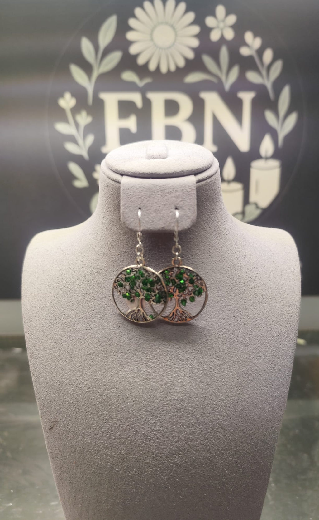 Boucles d'oreilles arbre de vie n°7