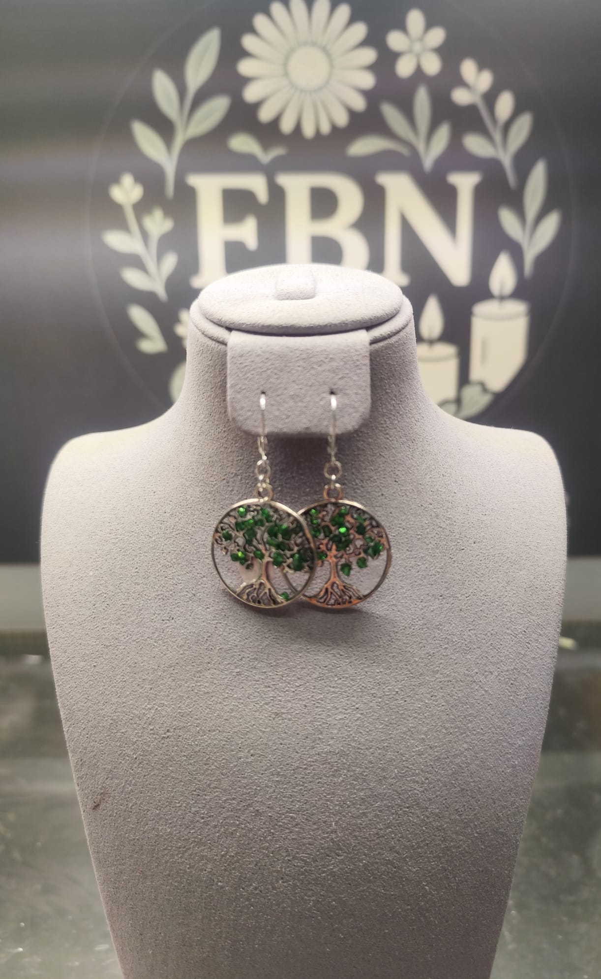 Boucles d'oreilles arbre de vie n°7