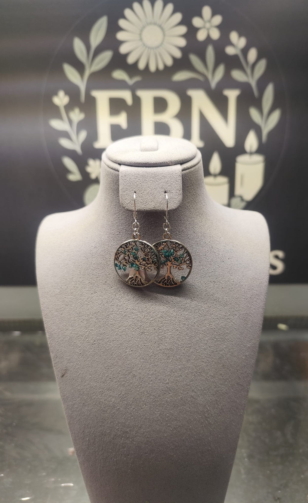 Boucles d'oreilles arbre de vie n°8