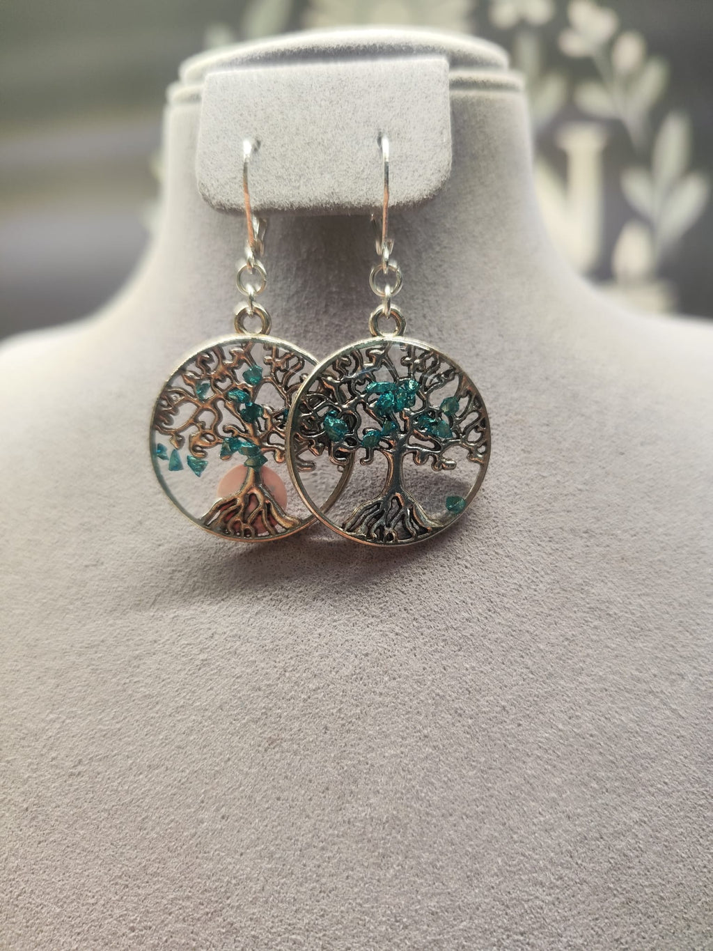 Boucles d'oreilles arbre de vie n°8