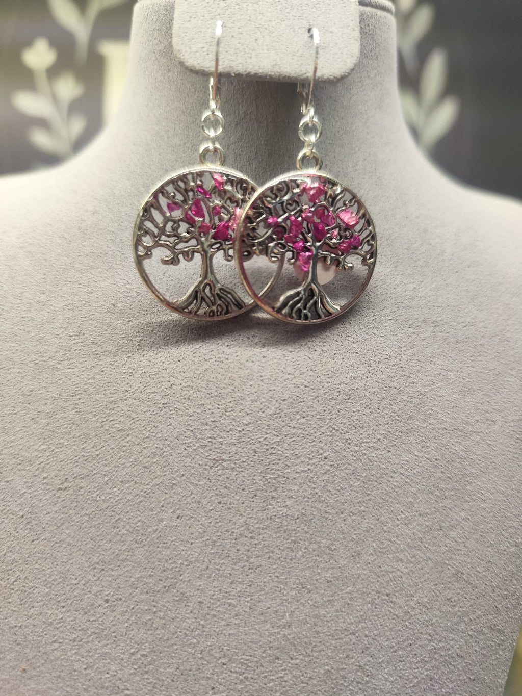 Boucles d'oreilles arbre de vie n°9