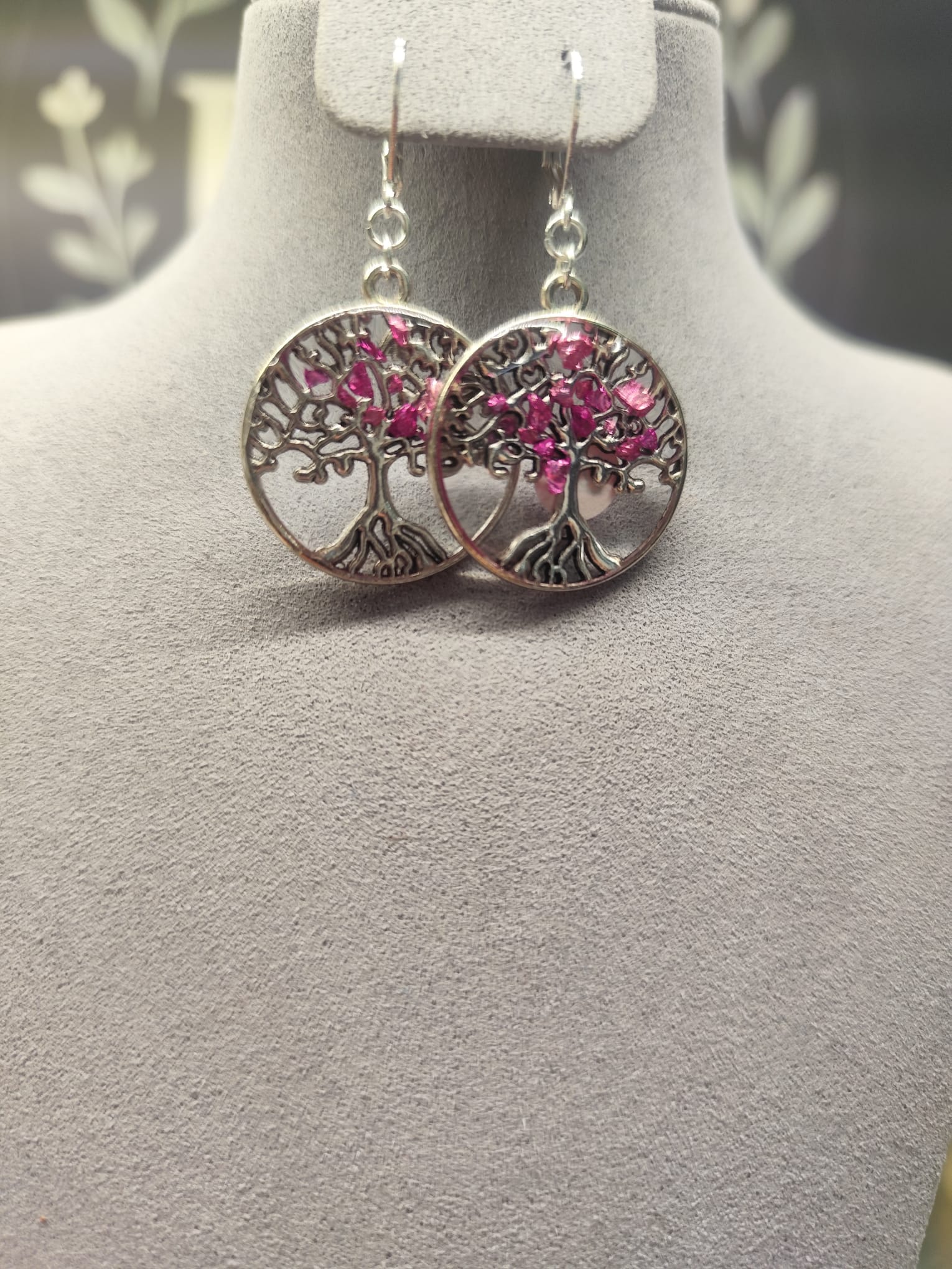 Boucles d'oreilles arbre de vie n°9