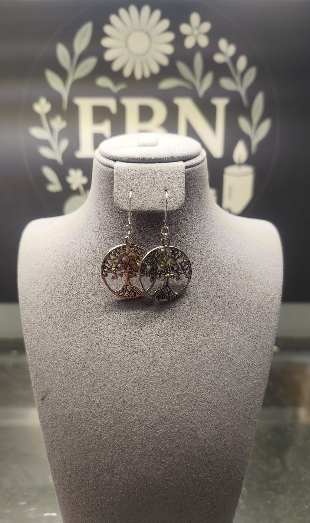 Boucles d'oreilles arbres de vie n°10