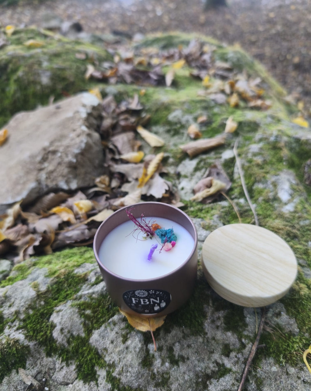 Bougie coulée - Barbe à Papa