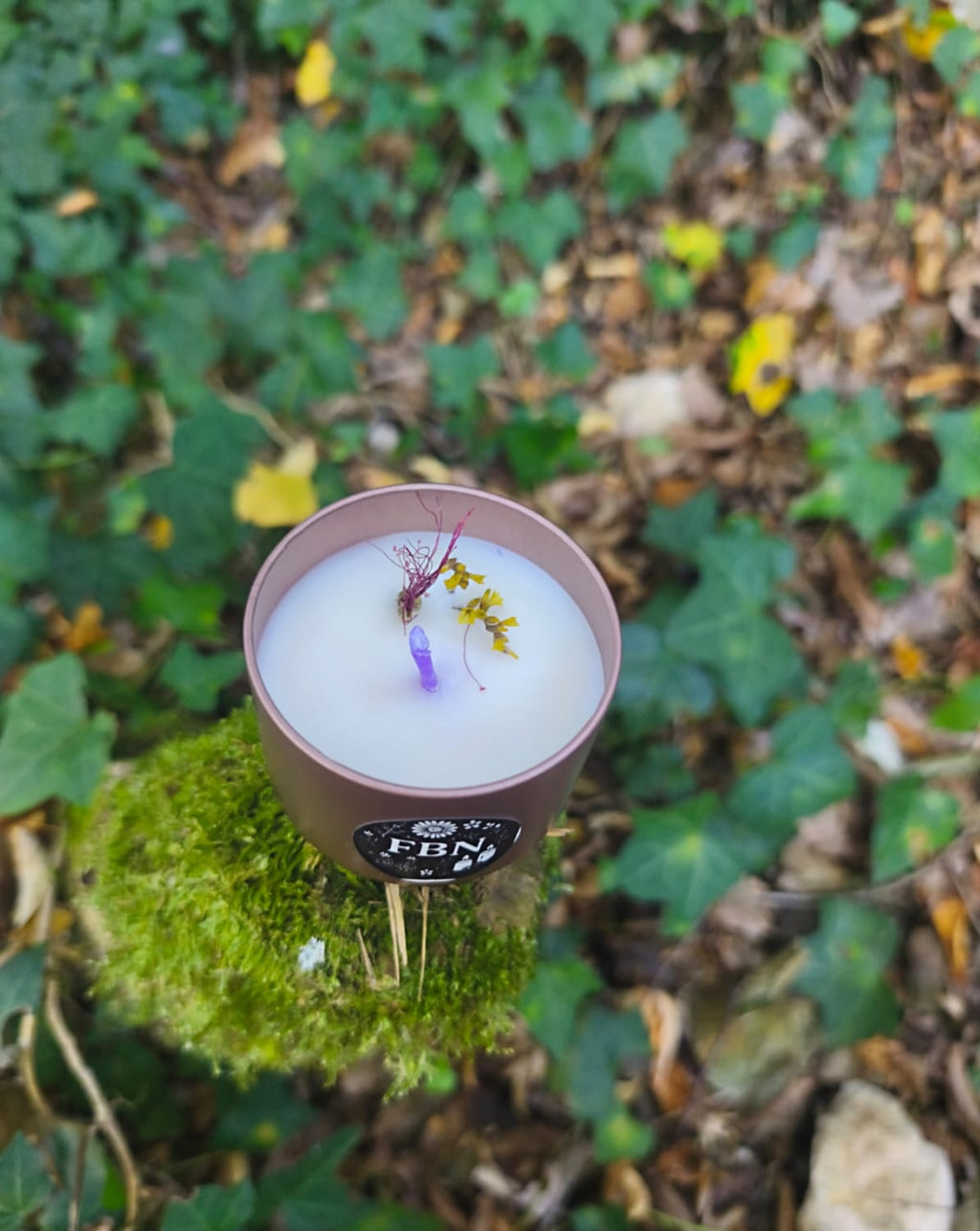 Bougie coulée - Pomme d'amour