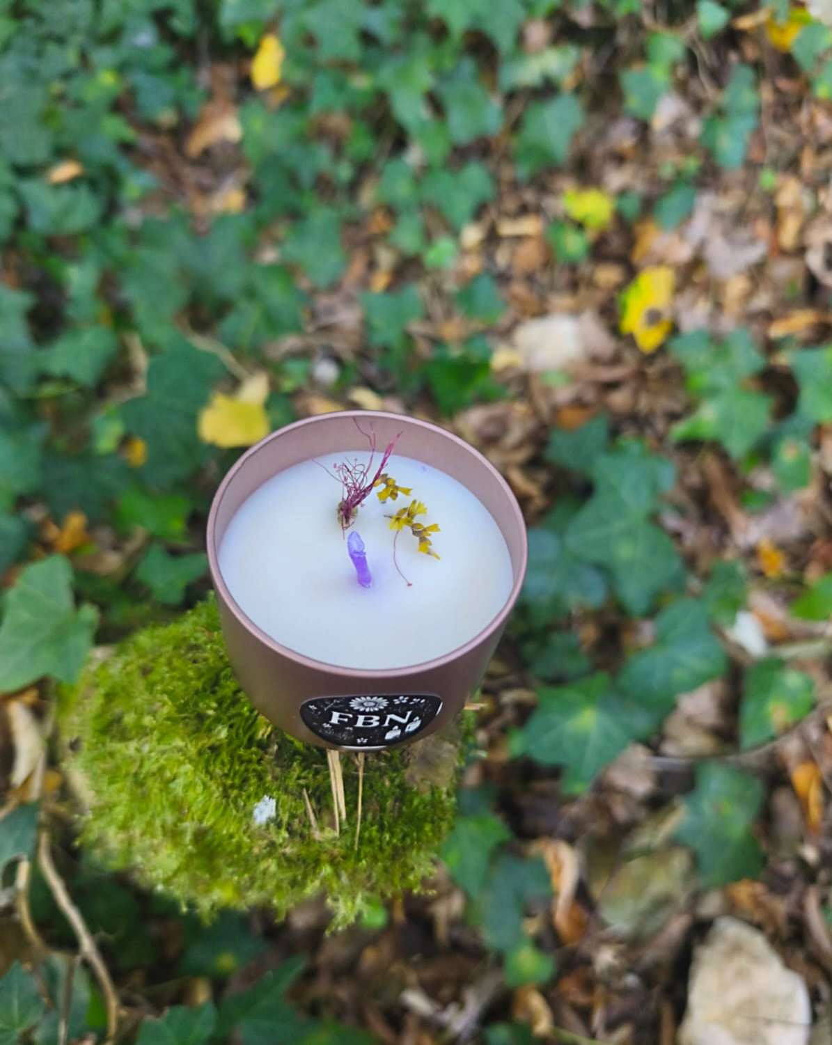 Bougie coulée - Pomme d'amour