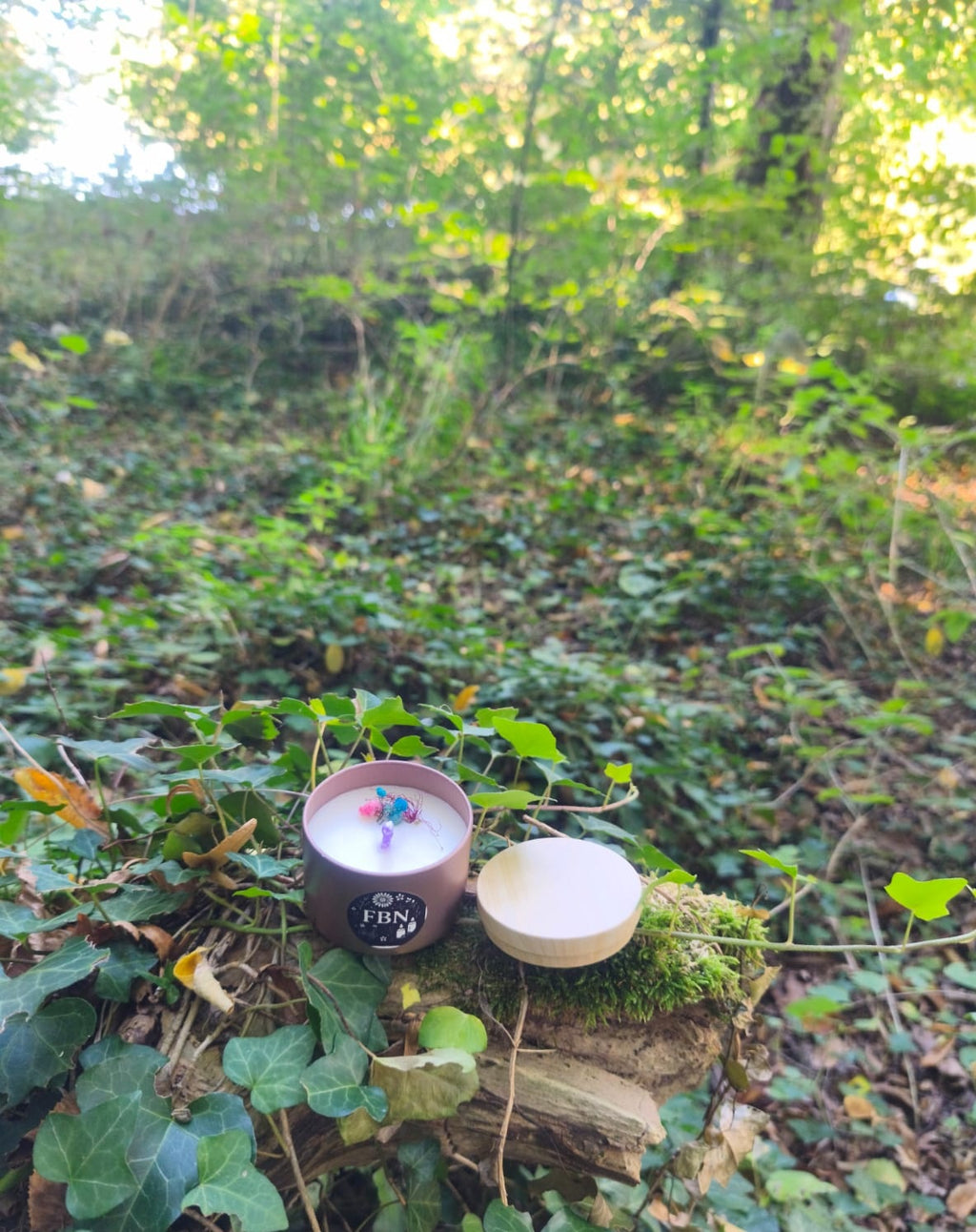 Bougie coulée - Pop-corn