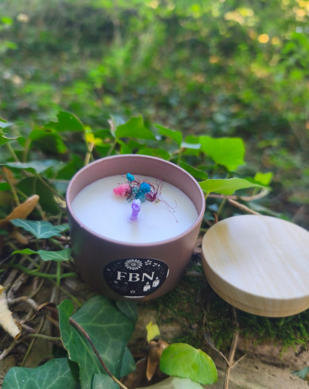 Bougie coulée - Pop-corn