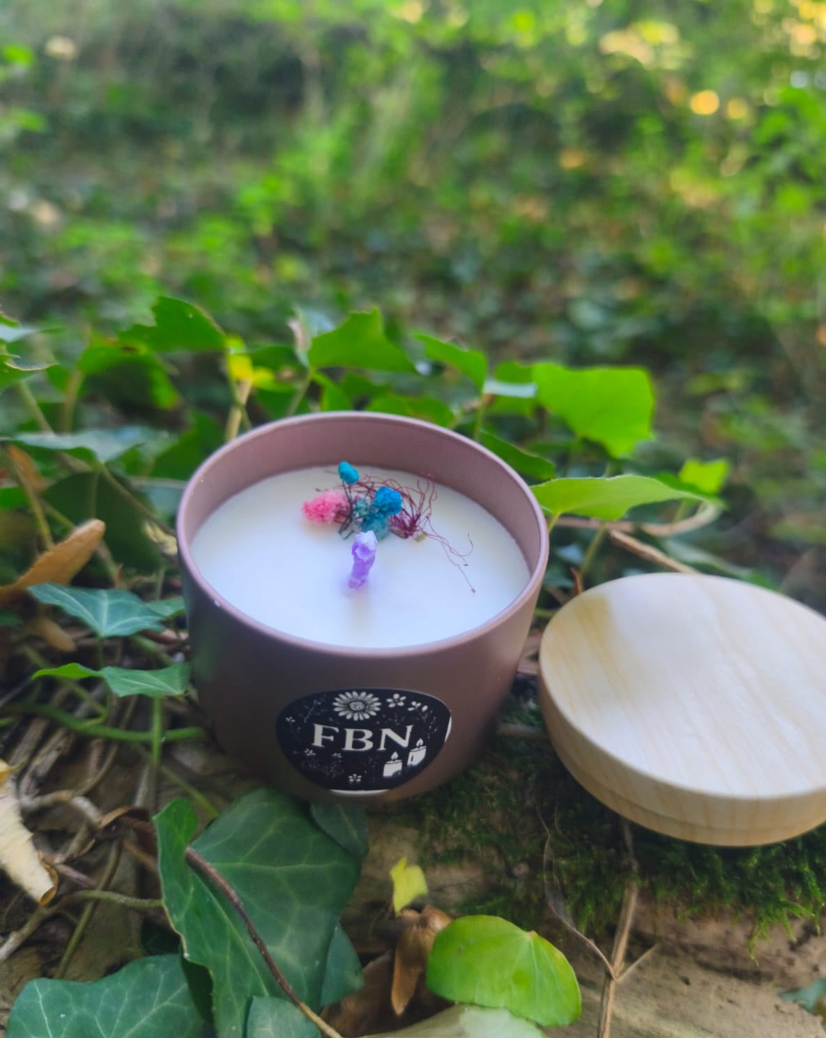 Bougie coulée - Pop-corn