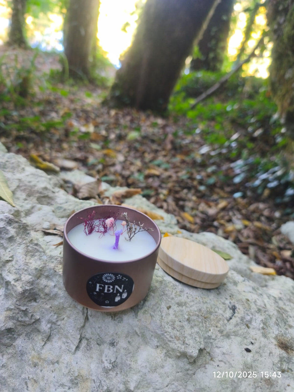 Bougie coulée - Vanille