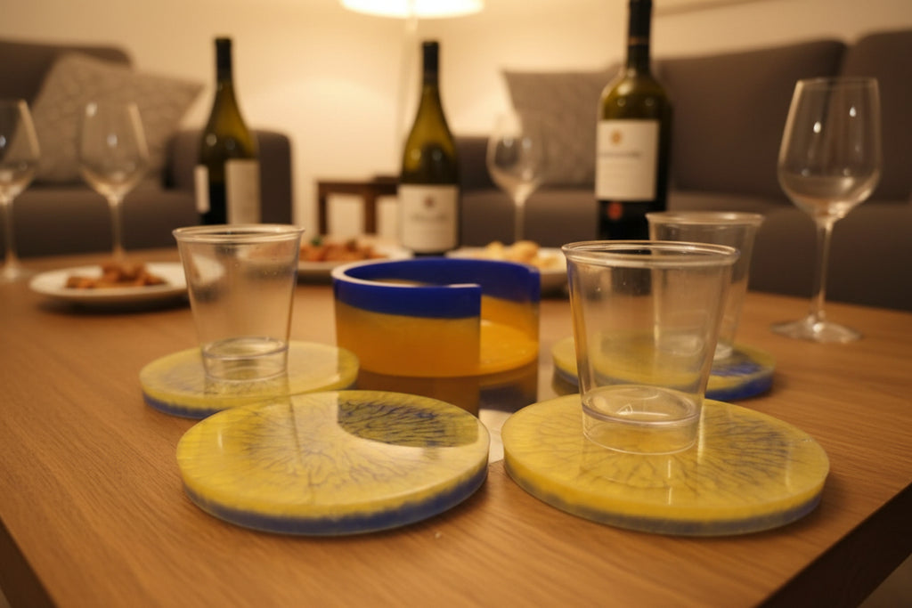 Création Repose verre avec support rangement (à partir de 19.90€)