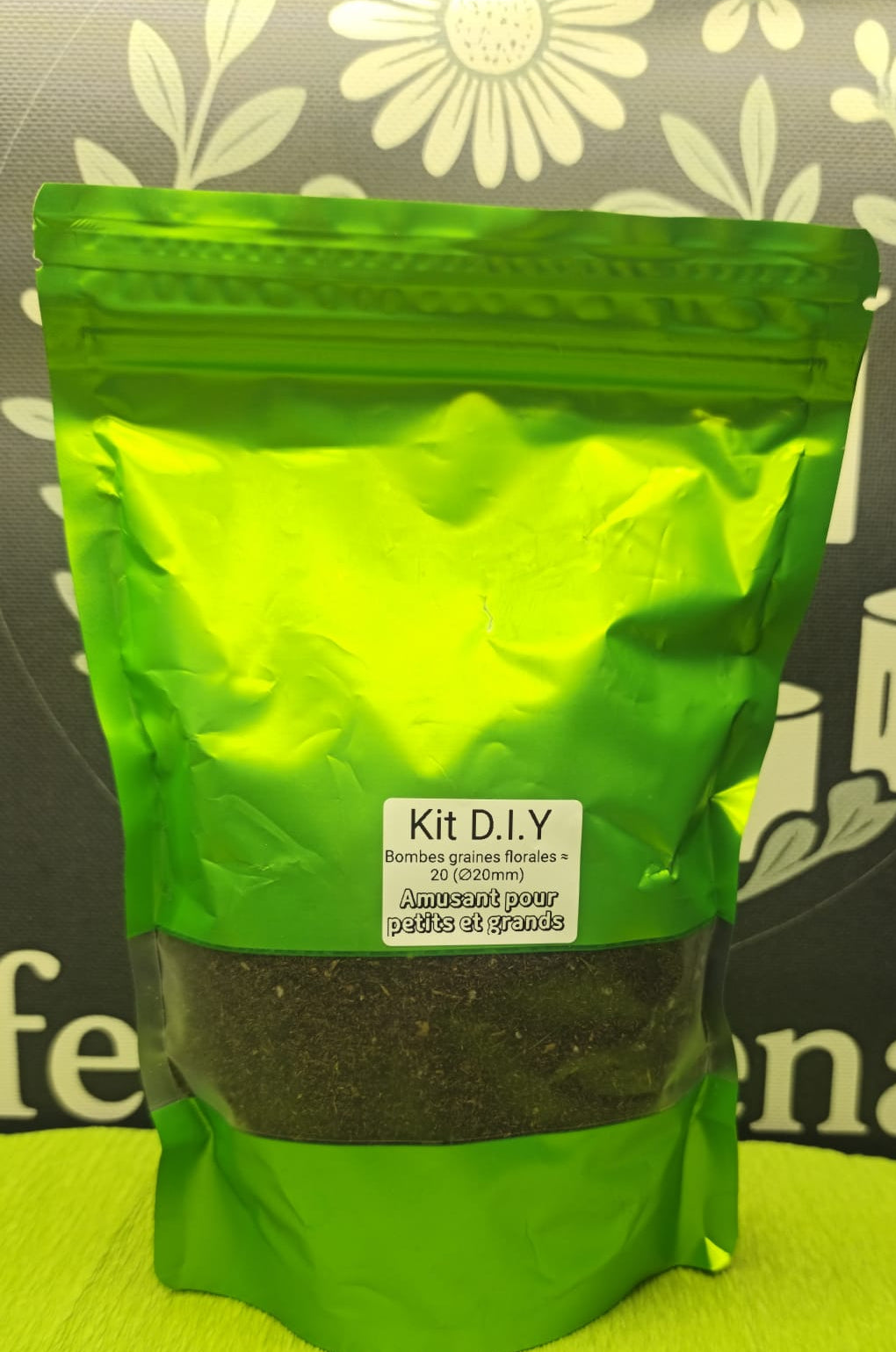 Kit D.I.Y bombes graines (fabriquer soi-même).