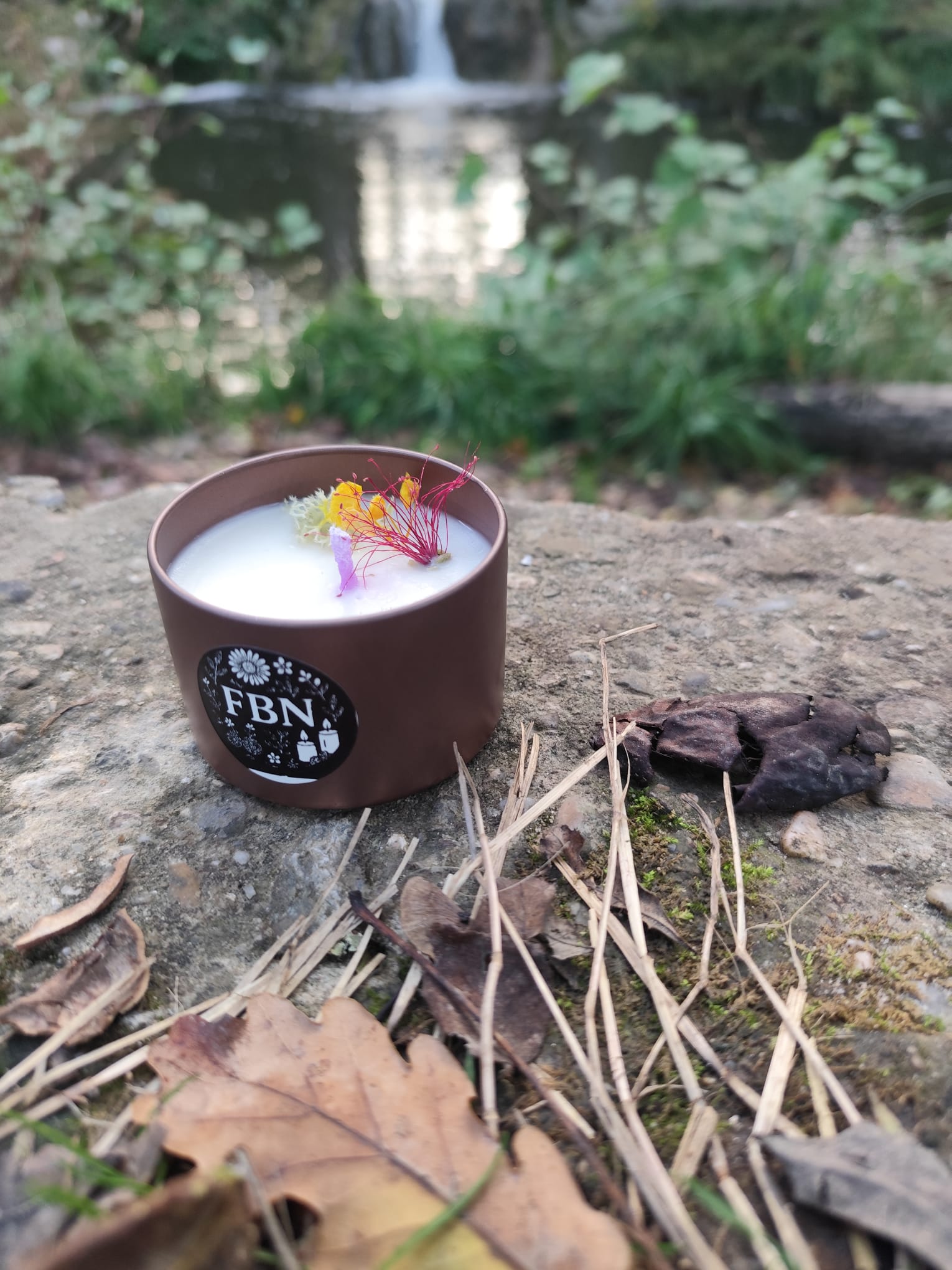 Bougie coulée - Menthe/Chocolat