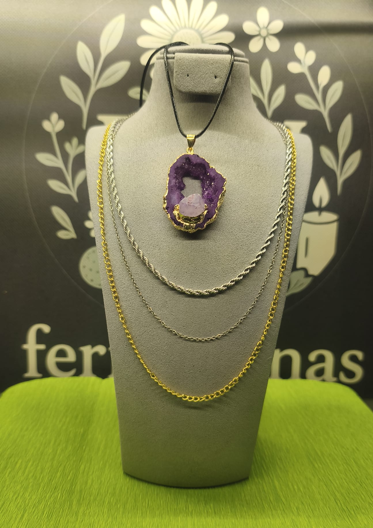 Pendentif Pierre - Chakra 4