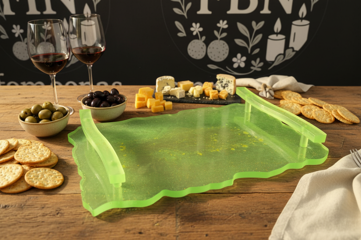 Création - Plateau en résine avec poignées (à partir de 25.90€)