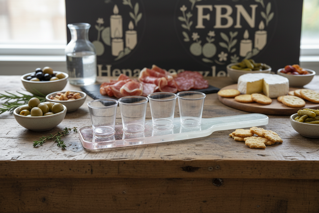 Création - Plateau repose verres ou verrines (non fournis à partir de 15.90€)
