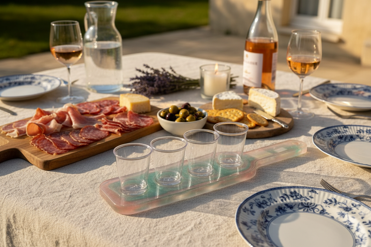 Création - Plateau repose verres ou verrines (non fournis à partir de 15.90€)