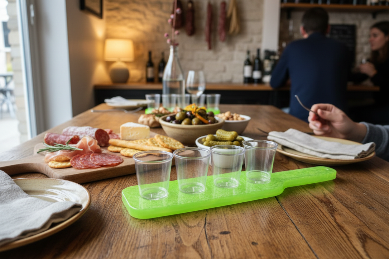 Création - Plateau repose verres ou verrines (non fournis à partir de 15.90€)