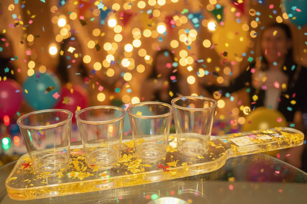 Création - Plateau repose verres ou verrines (non fournis à partir de 15.90€)