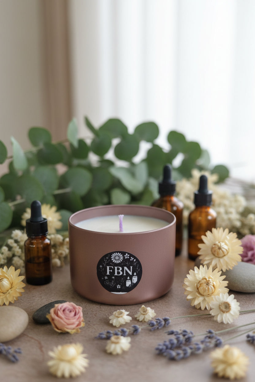 Bougie Huile Essentielle " la Purifiante"