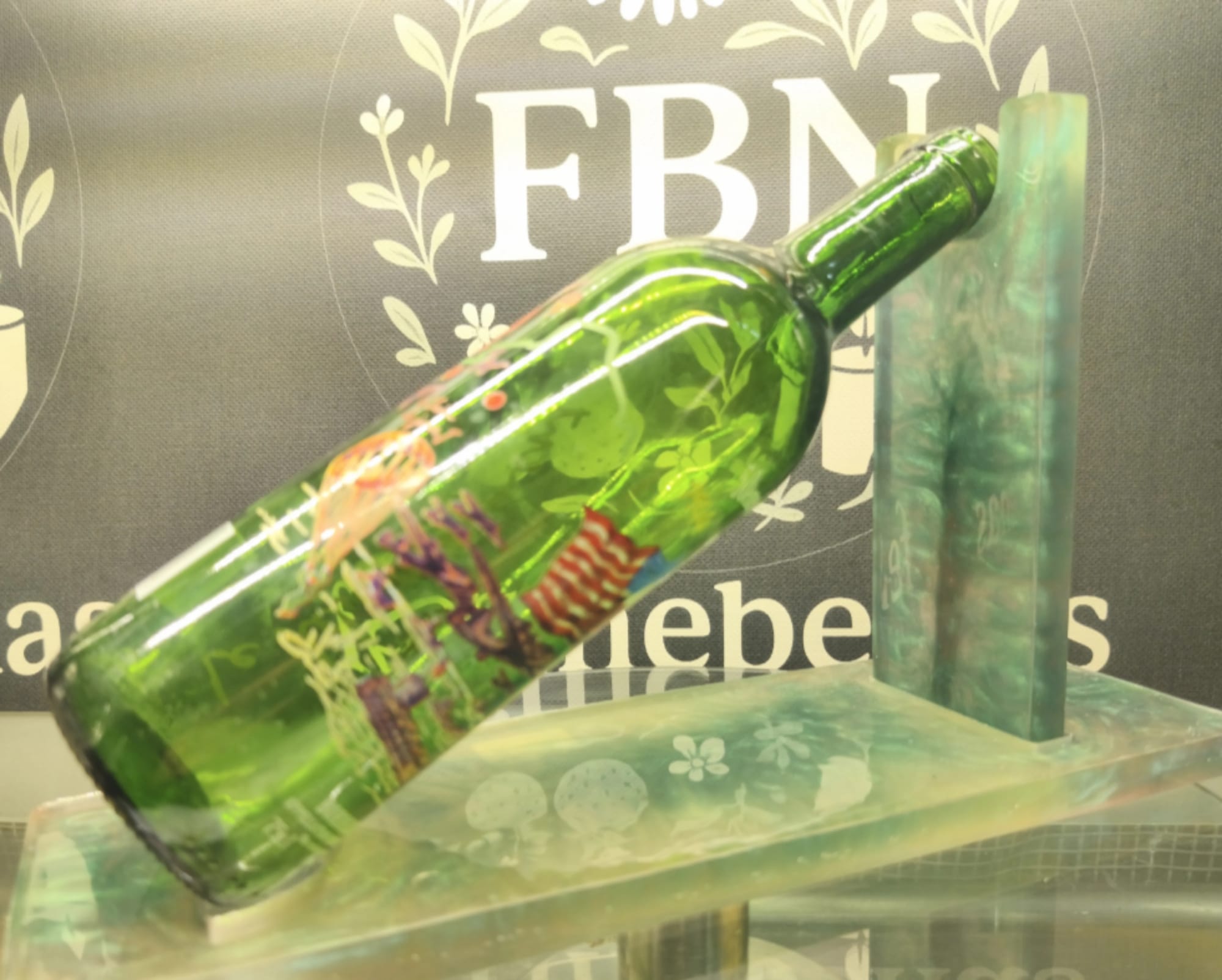 Création artisanale - Support bouteille