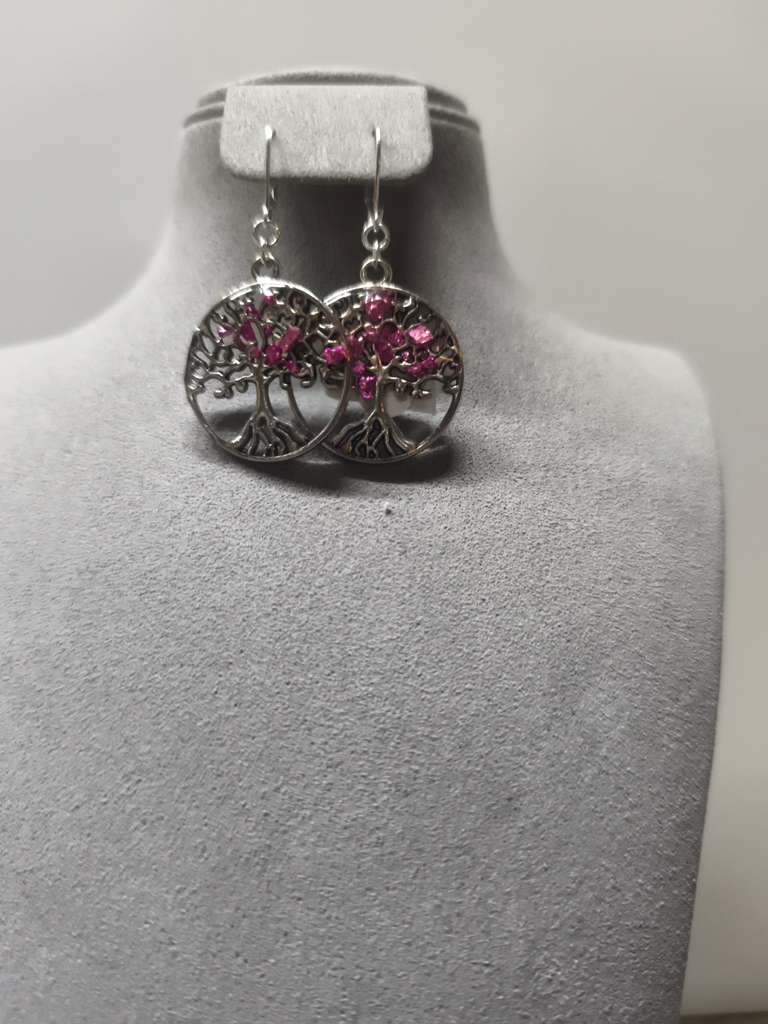 Boucles d'oreilles arbre de vie n°9