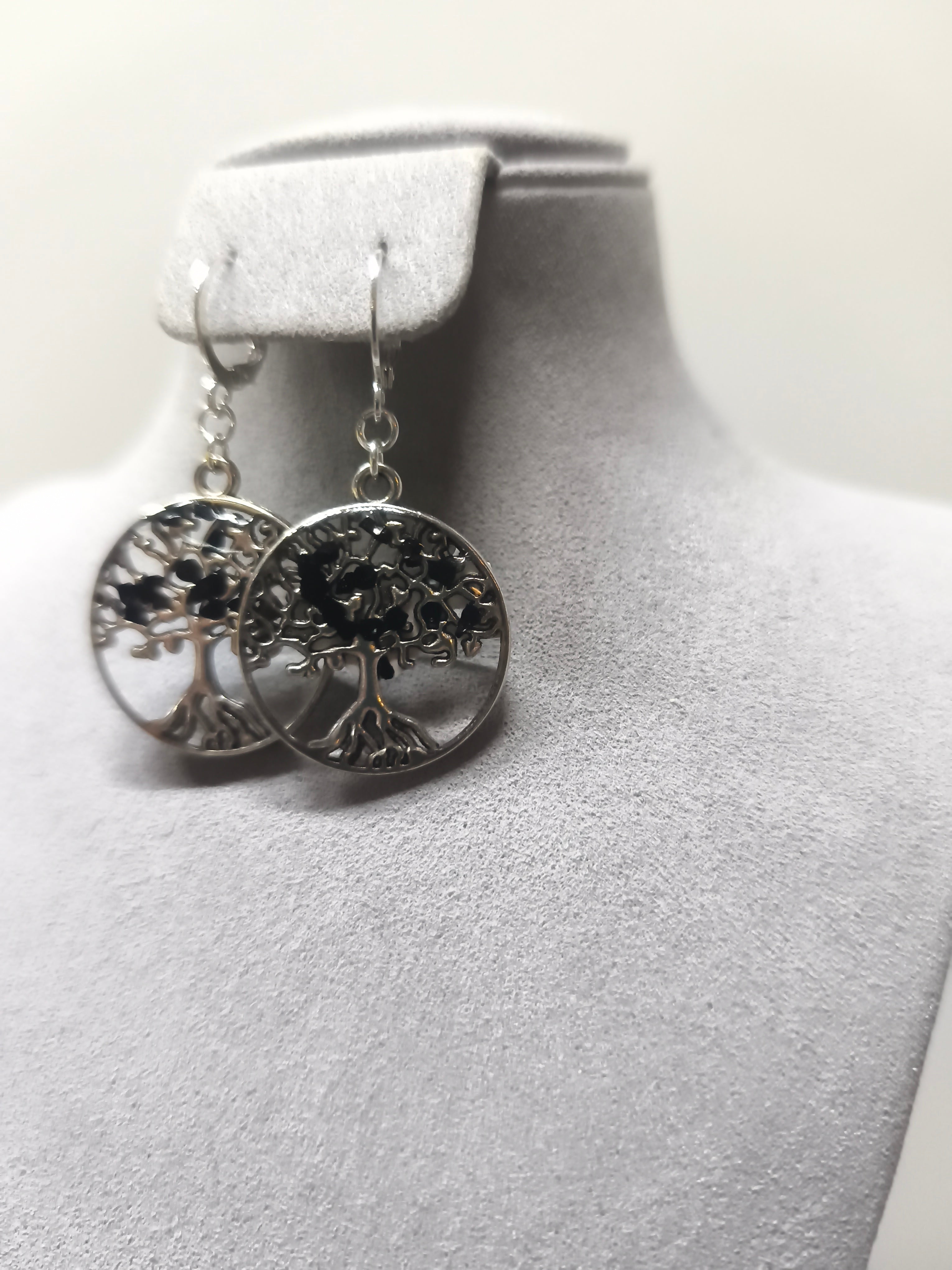 Boucles d'oreilles arbre de vie n°6