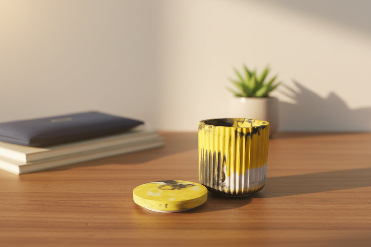 Pot en résine Minérale (à partir de 9.90€)