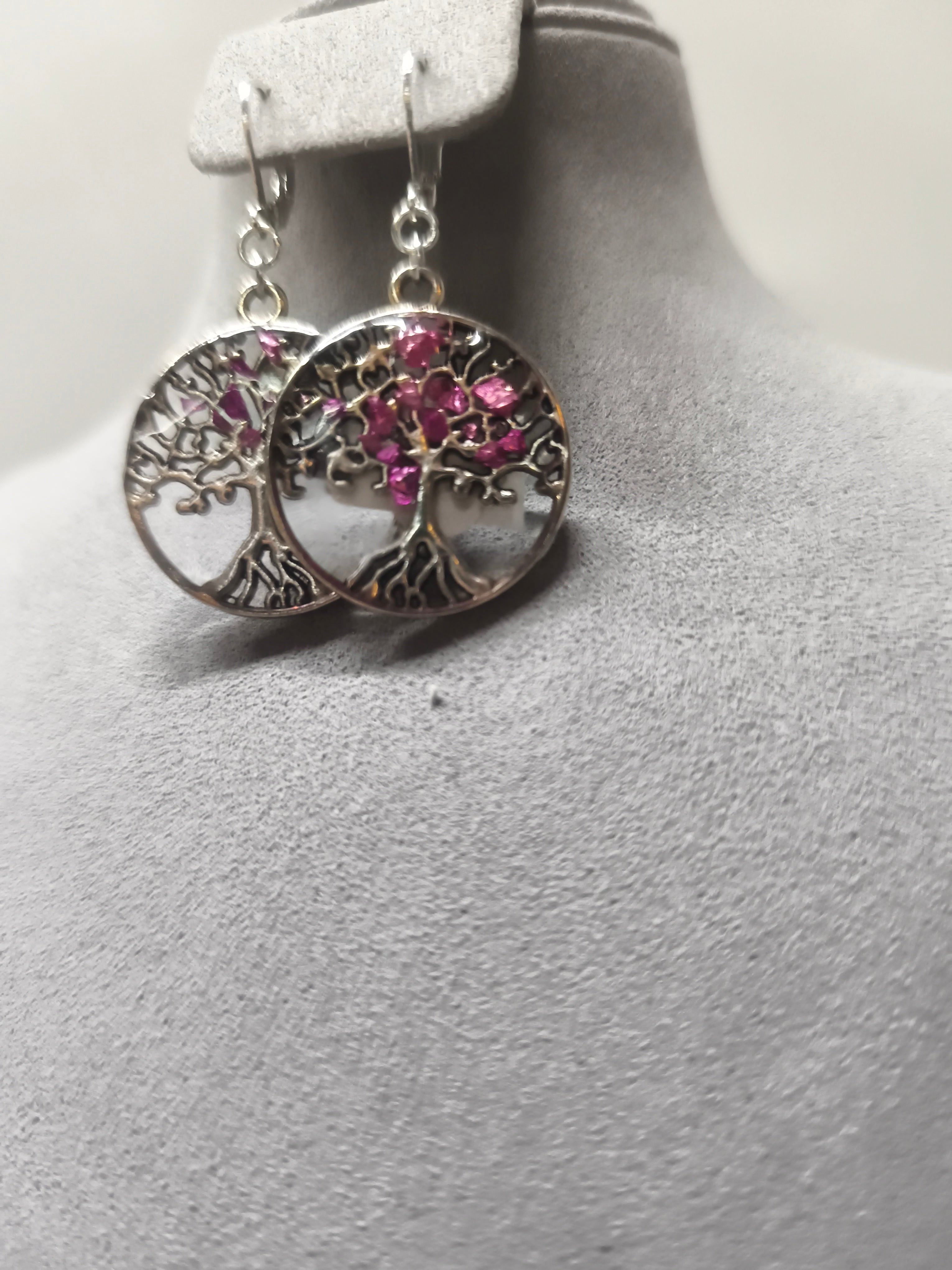 Boucles d'oreilles arbre de vie n°9