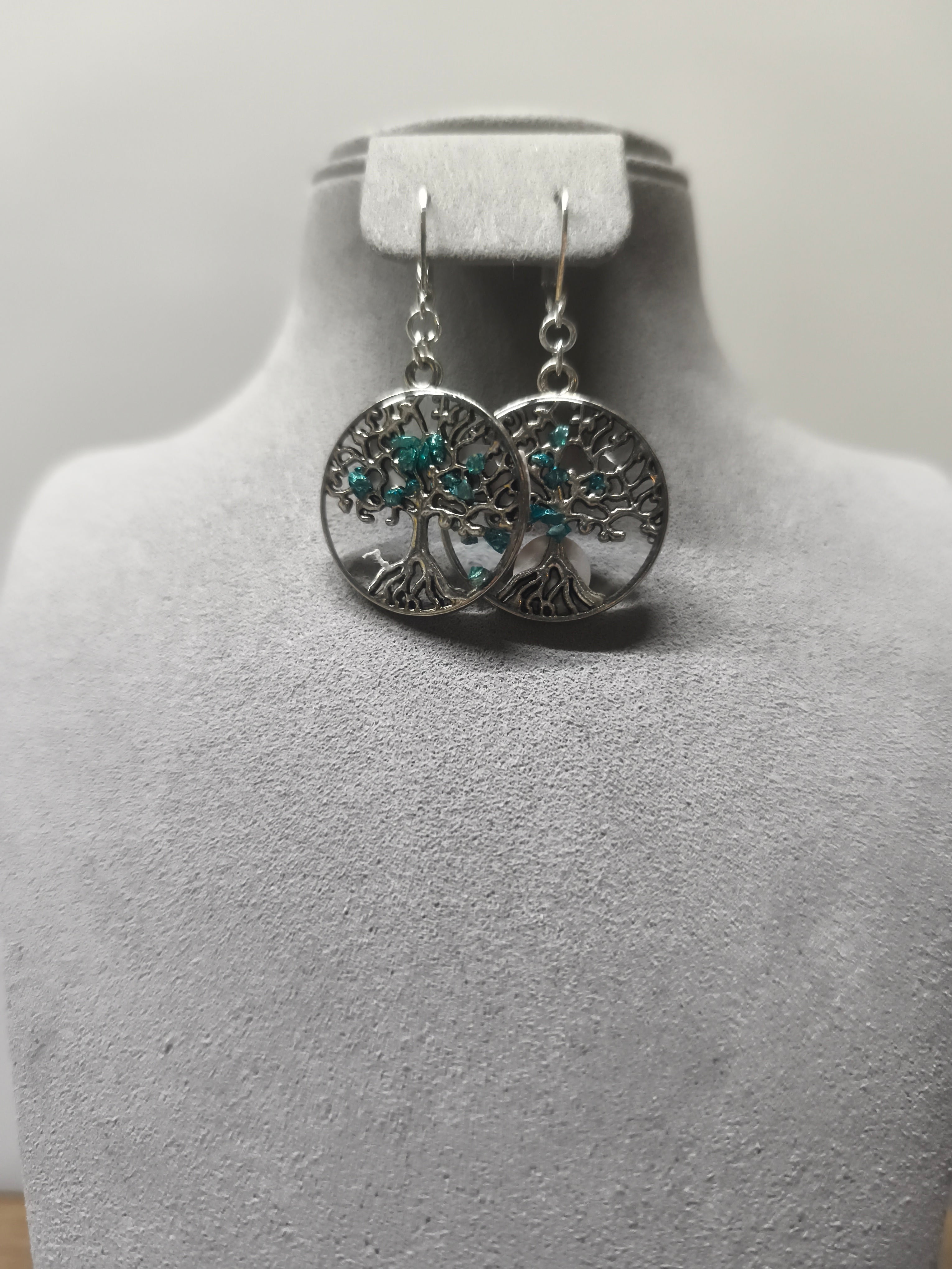 Boucles d'oreilles arbre de vie n°8