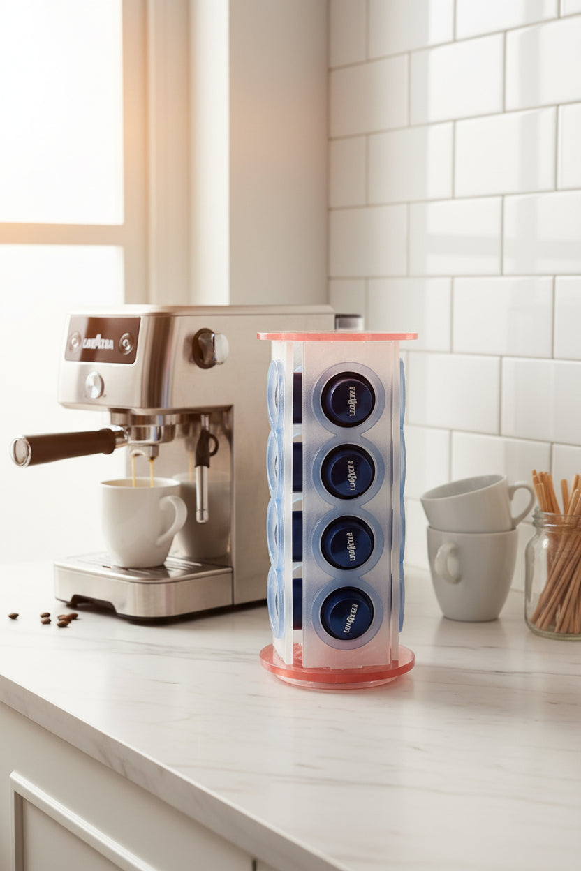 Création - Plateau support dosette café (x16 capsules)