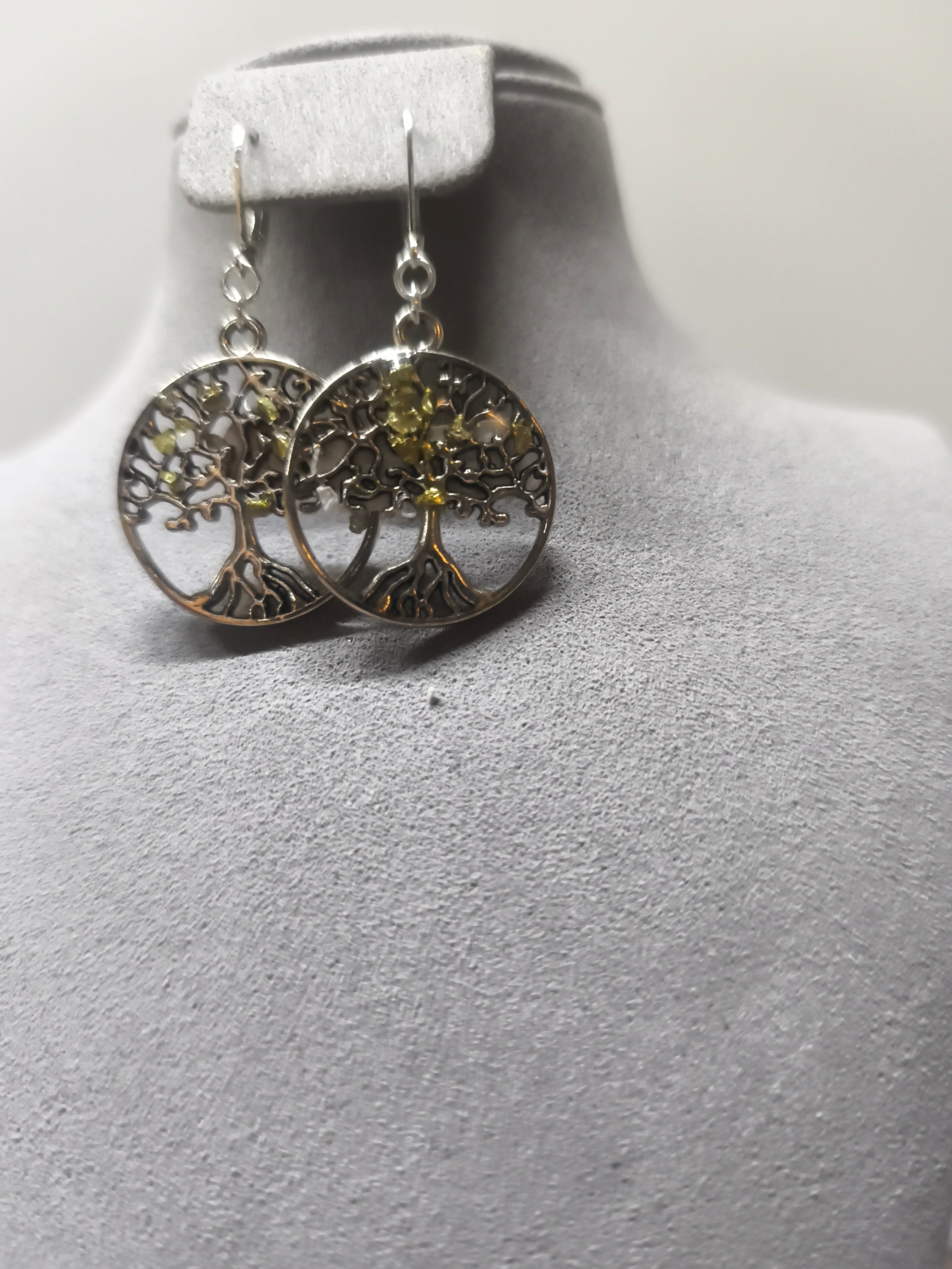 Boucles d'oreilles arbres de vie n°10