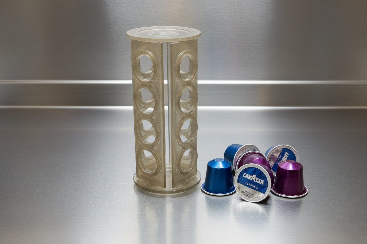 Création - Plateau support dosette café (x16 capsules)