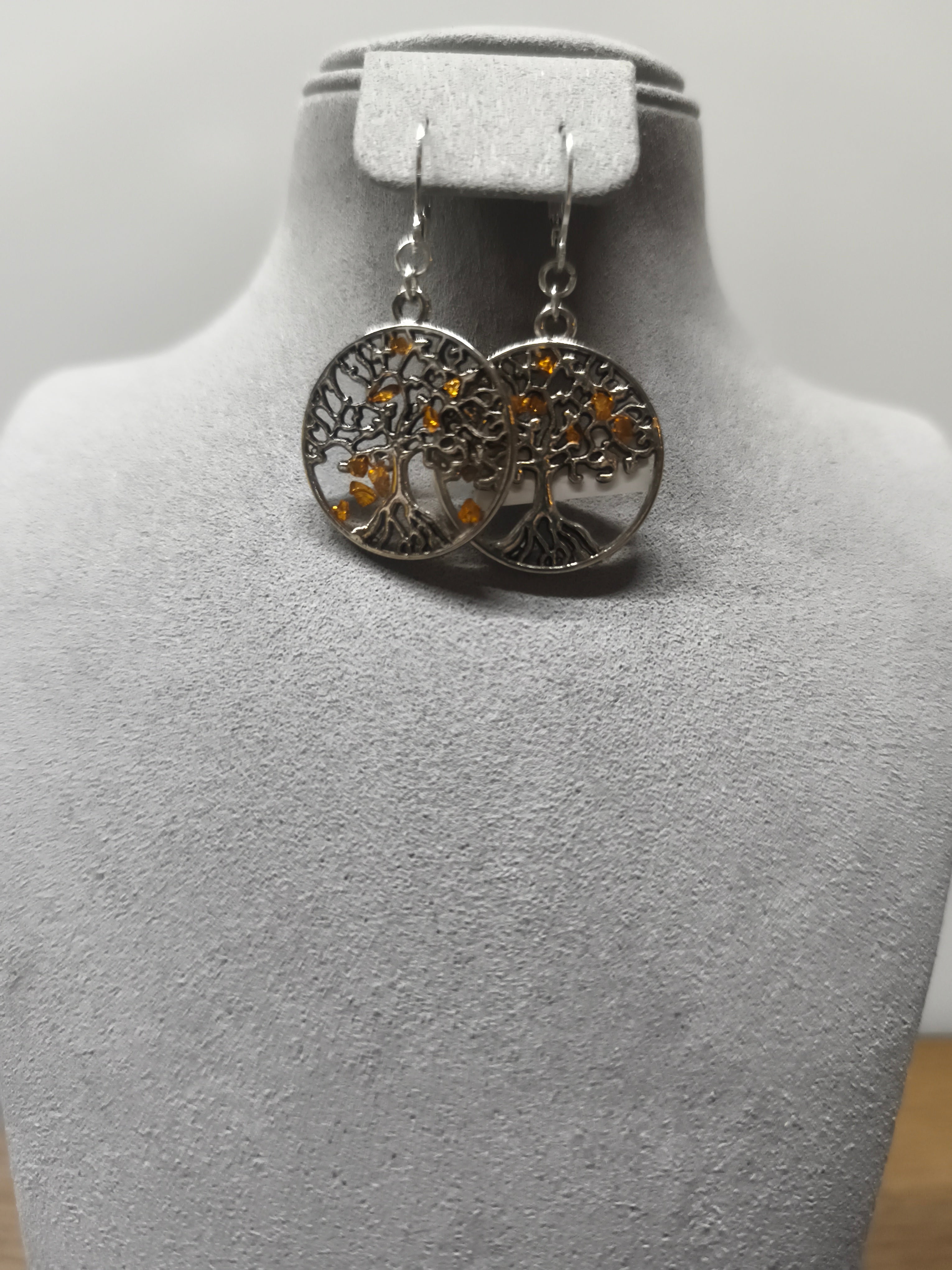 Boucles d'oreilles arbre de vie n°3