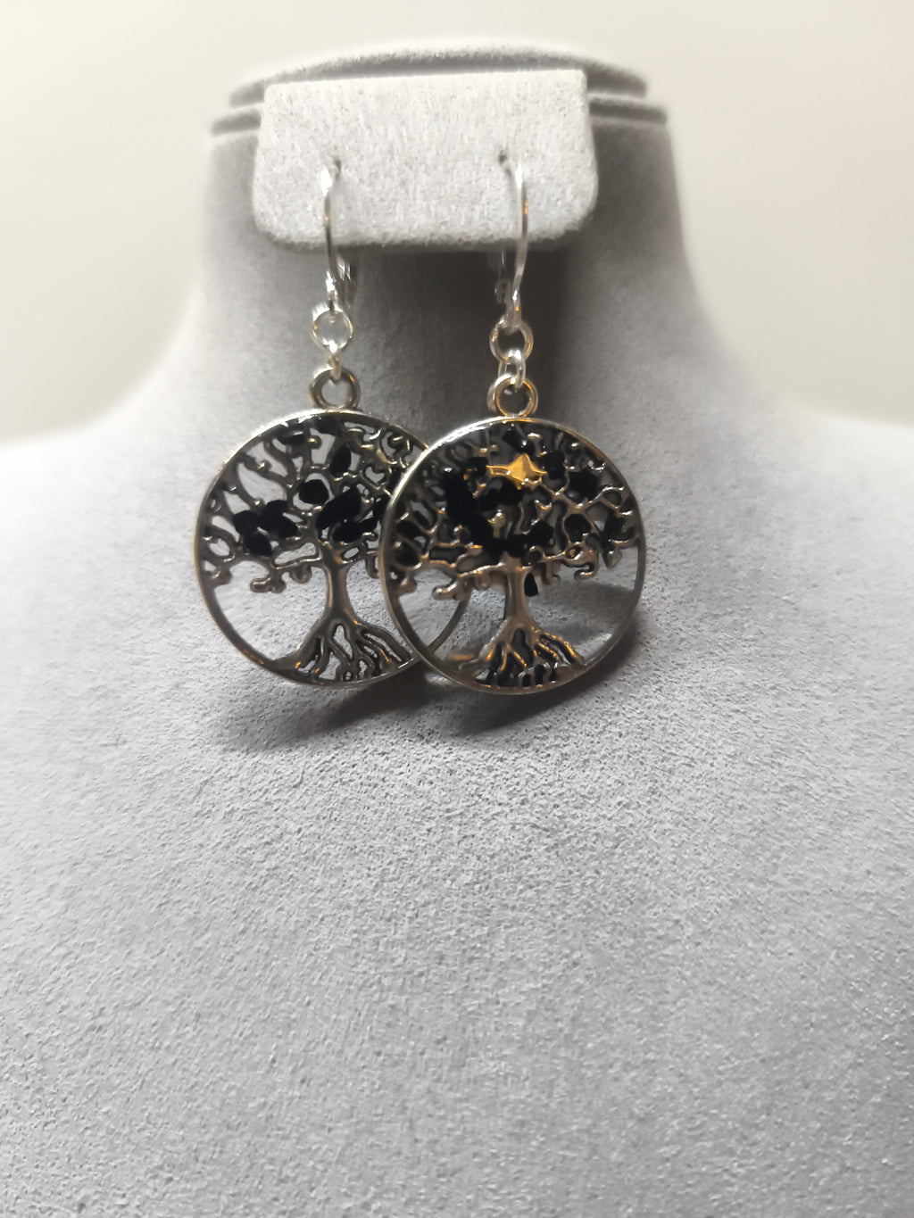 Boucles d'oreilles arbre de vie n°6